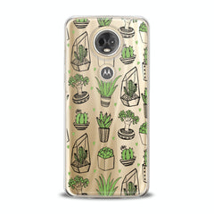 Lex Altern TPU Silicone Motorola Case Potted Cacti Art