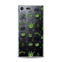 Lex Altern TPU Silicone Sony Xperia Case Potted Cacti Art