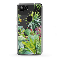 Lex Altern TPU Silicone Google Pixel Case Tropical Plants