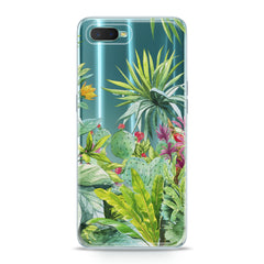 Lex Altern TPU Silicone Oppo Case Tropical Plants