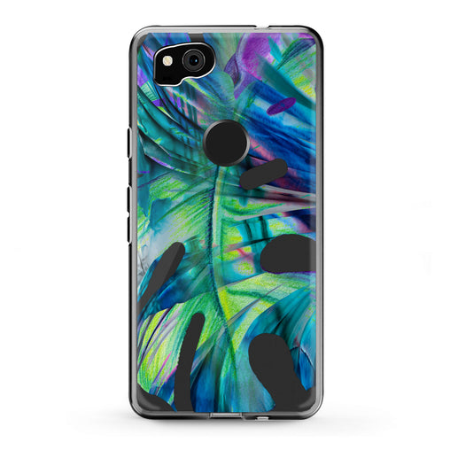 Lex Altern Google Pixel Case Green Monstera