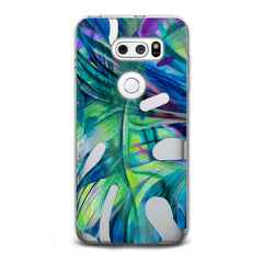 Lex Altern TPU Silicone LG Case Green Monstera