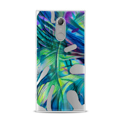 Lex Altern TPU Silicone Sony Xperia Case Green Monstera