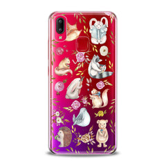 Lex Altern TPU Silicone VIVO Case Watercolor Animals