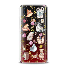 Lex Altern TPU Silicone VIVO Case Watercolor Animals