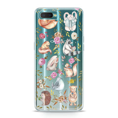 Lex Altern TPU Silicone Oppo Case Watercolor Animals