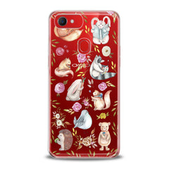 Lex Altern TPU Silicone Oppo Case Watercolor Animals