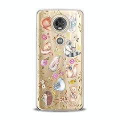 Lex Altern TPU Silicone Motorola Case Watercolor Animals