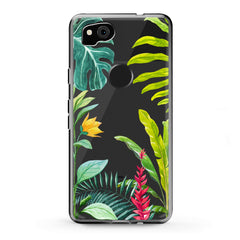 Lex Altern TPU Silicone Google Pixel Case Tropical Flowers Bloom