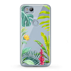 Lex Altern TPU Silicone Google Pixel Case Tropical Flowers Bloom