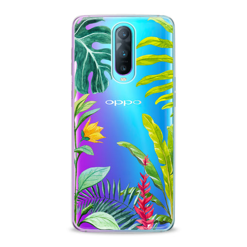 Lex Altern Tropical Flowers Bloom Oppo Case