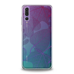 Lex Altern Purple Leaves Huawei Honor Case