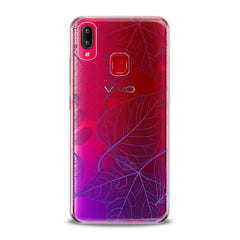 Lex Altern TPU Silicone VIVO Case Purple Leaves