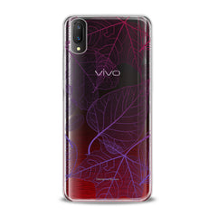 Lex Altern TPU Silicone VIVO Case Purple Leaves