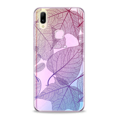 Lex Altern Purple Leaves Vivo Case