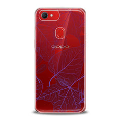 Lex Altern TPU Silicone Oppo Case Purple Leaves