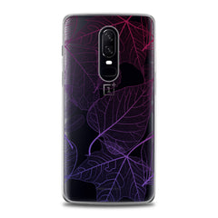 Lex Altern TPU Silicone OnePlus Case Purple Leaves