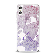 Lex Altern Purple Leaves Motorola Case