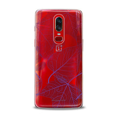 Lex Altern TPU Silicone OnePlus Case Purple Leaves