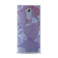 Lex Altern TPU Silicone Sony Xperia Case Purple Leaves