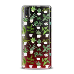 Lex Altern TPU Silicone VIVO Case Tropical Potted Plants