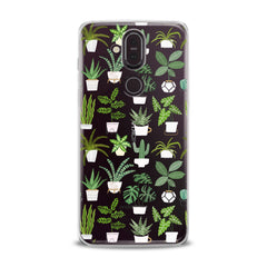 Lex Altern TPU Silicone Nokia Case Tropical Potted Plants