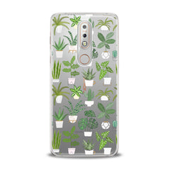 Lex Altern TPU Silicone Nokia Case Tropical Potted Plants