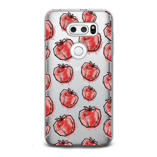 Lex Altern Red Drawing Apple LG Case