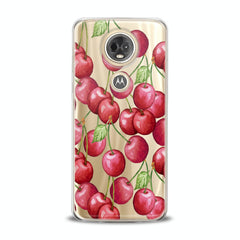 Lex Altern TPU Silicone Motorola Case Watercolor Cherries