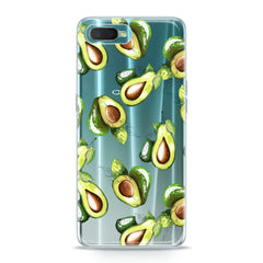 Lex Altern TPU Silicone Oppo Case Bright Avocado Pattern