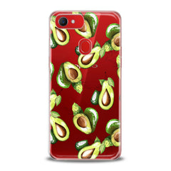 Lex Altern TPU Silicone Oppo Case Bright Avocado Pattern