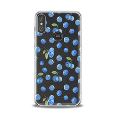 Lex Altern TPU Silicone Motorola Case Watercolor Blueberries