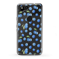 Lex Altern Google Pixel Case Watercolor Blueberries