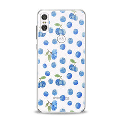 Lex Altern TPU Silicone Motorola Case Watercolor Blueberries