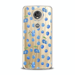 Lex Altern TPU Silicone Motorola Case Watercolor Blueberries