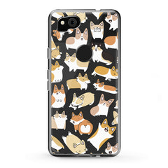 Lex Altern TPU Silicone Google Pixel Case Corgi Puppies