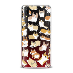 Lex Altern TPU Silicone VIVO Case Corgi Puppies