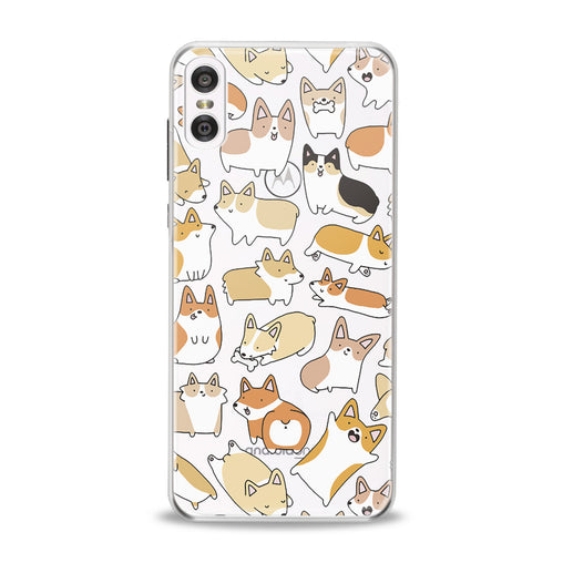 Lex Altern Corgi Puppies Motorola Case