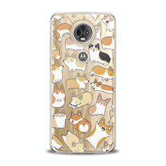 Lex Altern TPU Silicone Motorola Case Corgi Puppies