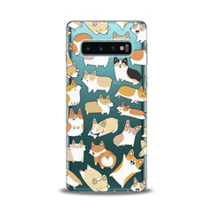 Lex Altern TPU Silicone Samsung Galaxy Case Corgi Puppies