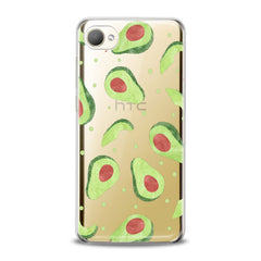 Lex Altern TPU Silicone HTC Case Green Avocado Pattern