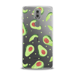 Lex Altern TPU Silicone Phone Case Green Avocado Pattern