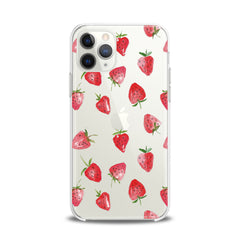 Lex Altern TPU Silicone iPhone Case Painted Strawberries