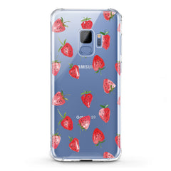 Lex Altern TPU Silicone Samsung Galaxy Case Painted Strawberries