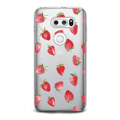 Lex Altern TPU Silicone LG Case Painted Strawberries