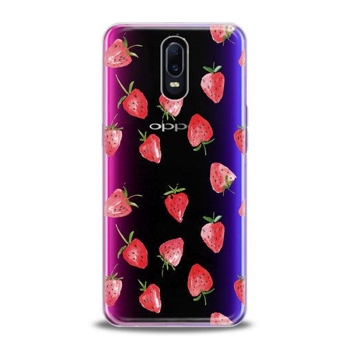 Lex Altern Painted Strawberries Oppo Case