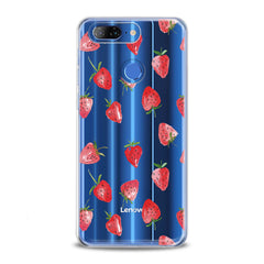 Lex Altern TPU Silicone Lenovo Case Painted Strawberries