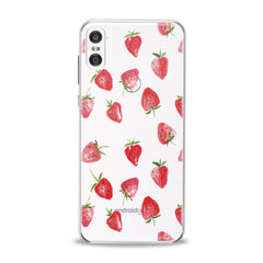 Lex Altern TPU Silicone Motorola Case Painted Strawberries