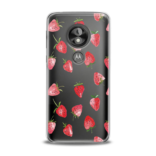 Lex Altern Painted Strawberries Motorola Case