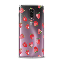 Lex Altern TPU Silicone OnePlus Case Painted Strawberries